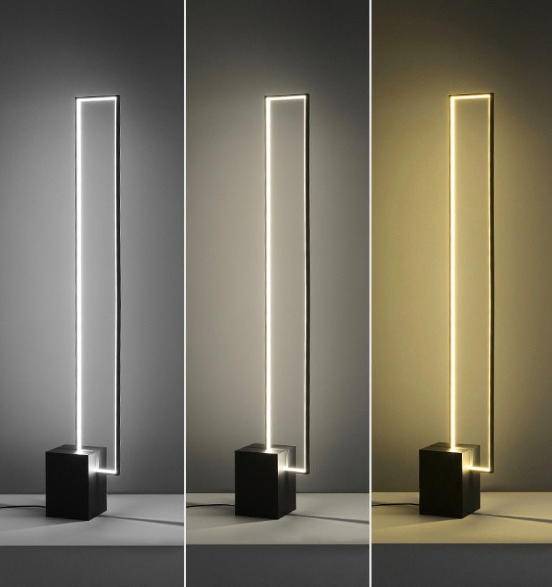 Liner rectangular LED modern floor lamp - SHAGHAF HOME