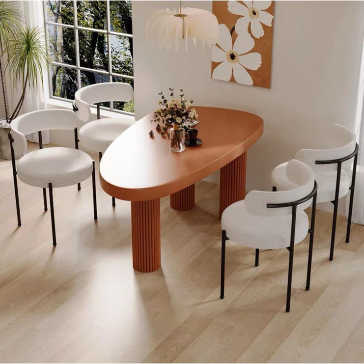 Liza Boucle Dining Chair - SHAGHAF HOME