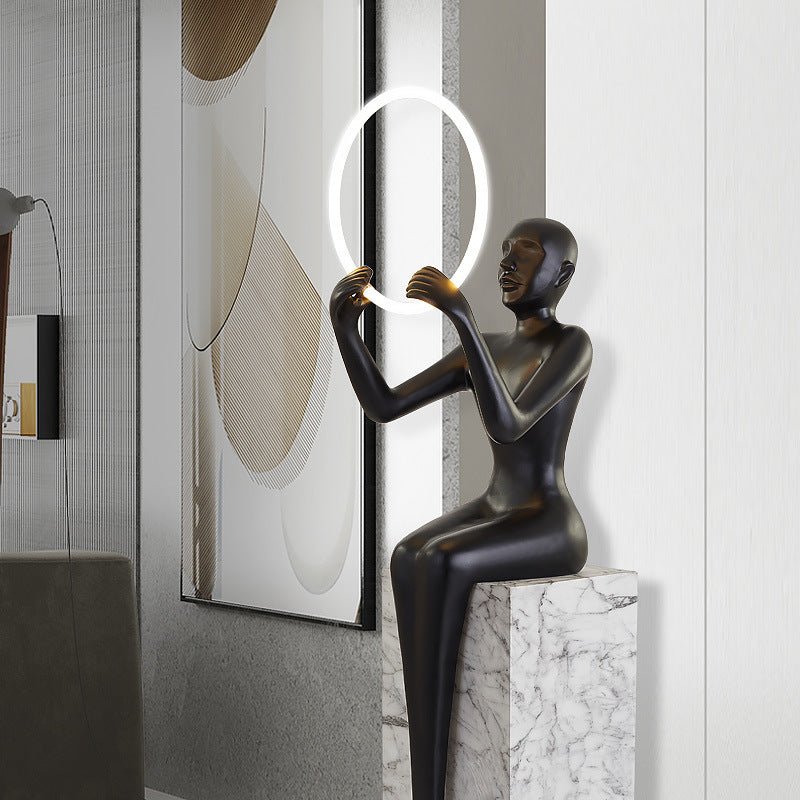 Lovera marble base floor lamp - SHAGHAF HOME