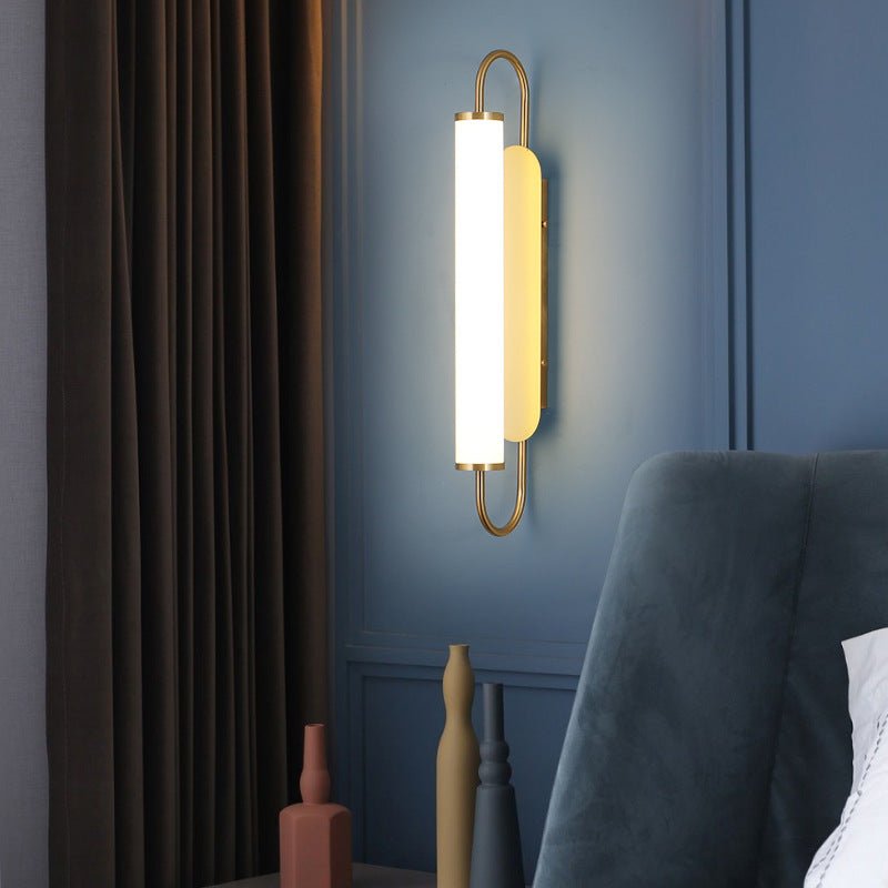LP gold wall light - SHAGHAF HOME