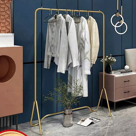 Luxury large metal clothes hanger RACK stand - SHAGHAF HOME