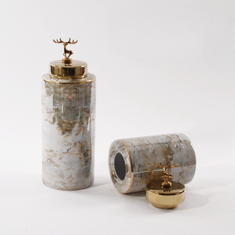 Luxury Marble Vases set - SHAGHAF HOME