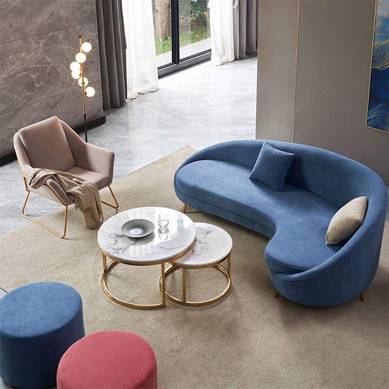 Marble coffee table set - SHAGHAF HOME