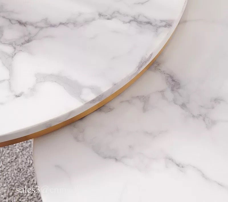 Marble coffee table set - SHAGHAF HOME