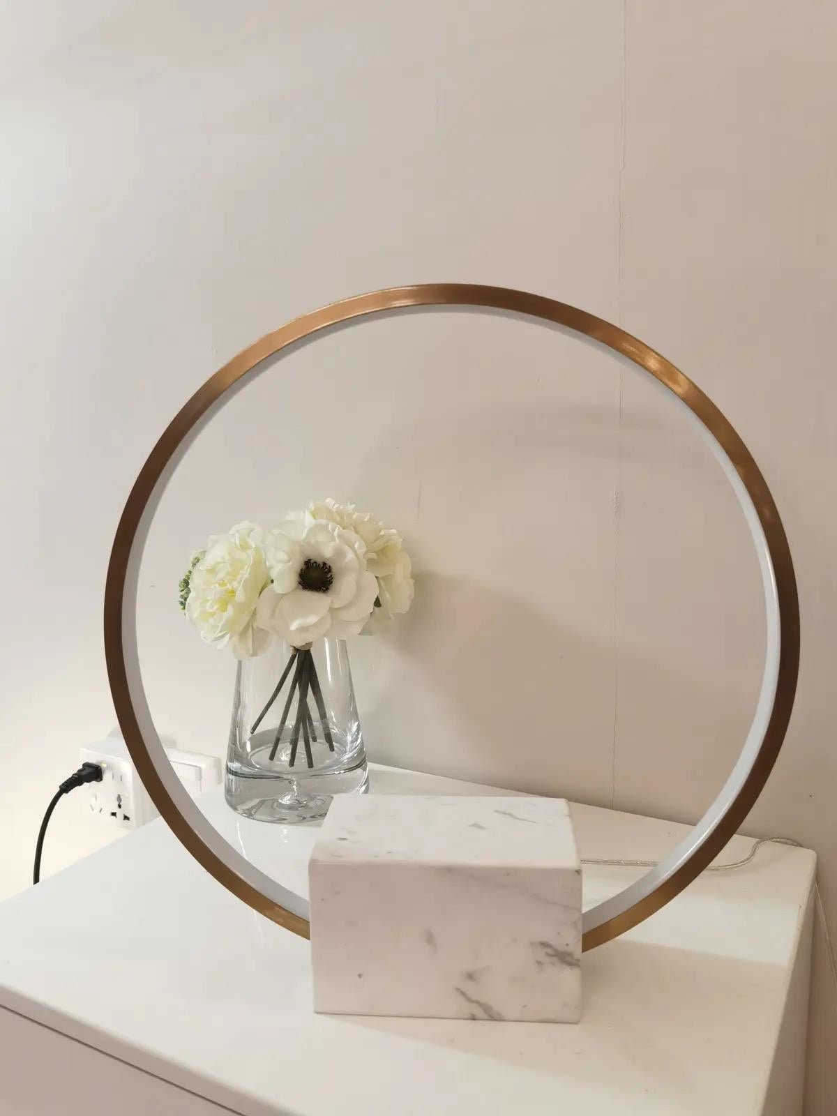 Marble ring Table lamp - SHAGHAF HOME