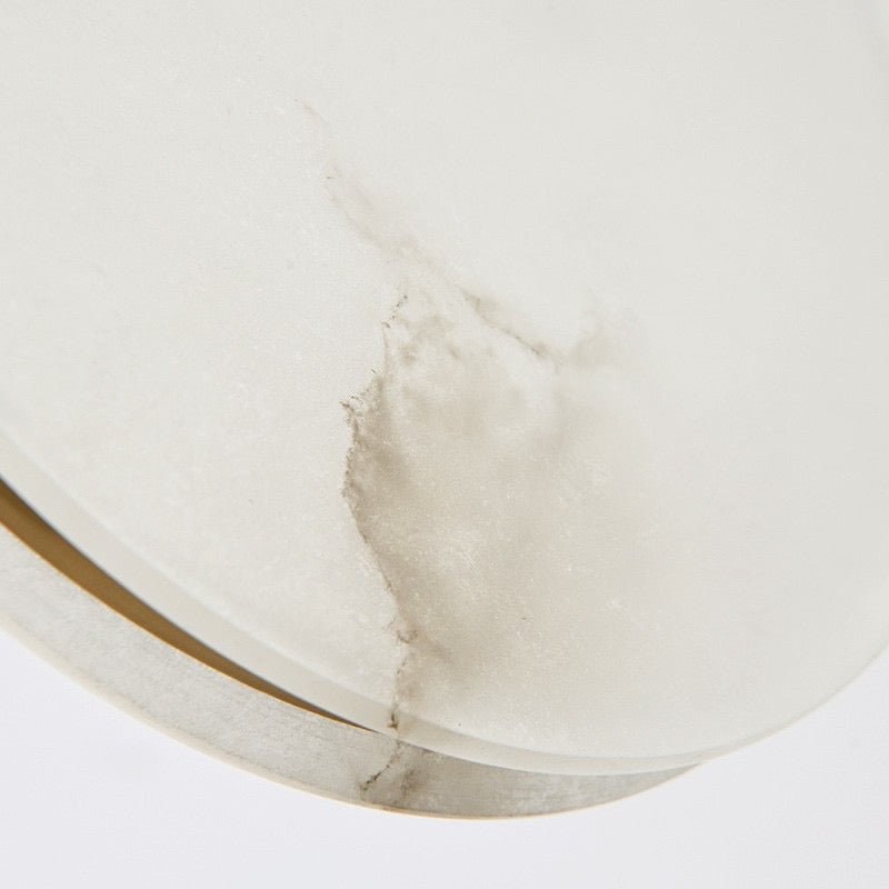 Marble texture round pendant light - SHAGHAF HOME