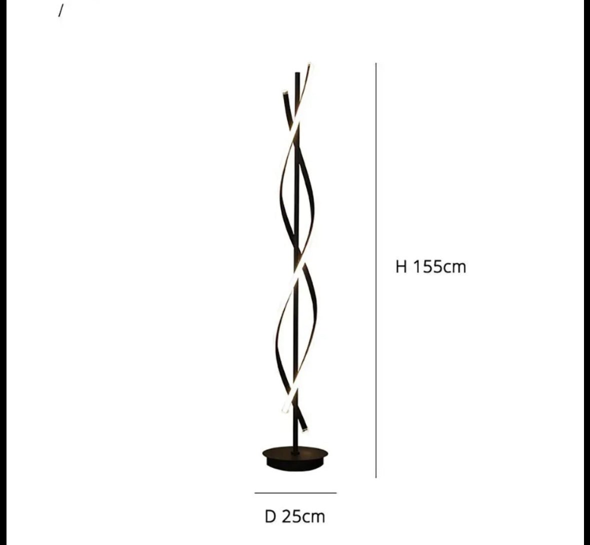 Metal Linear Shape Floor Lamp Modern Style - SHAGHAF HOME