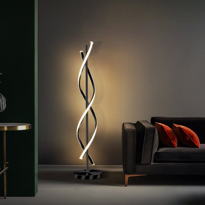 Metal Linear Shape Floor Lamp Modern Style - SHAGHAF HOME