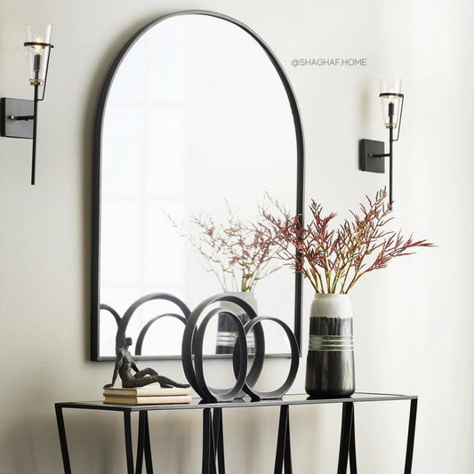 Mini arch wall mirror (BLACK) - SHAGHAF HOME