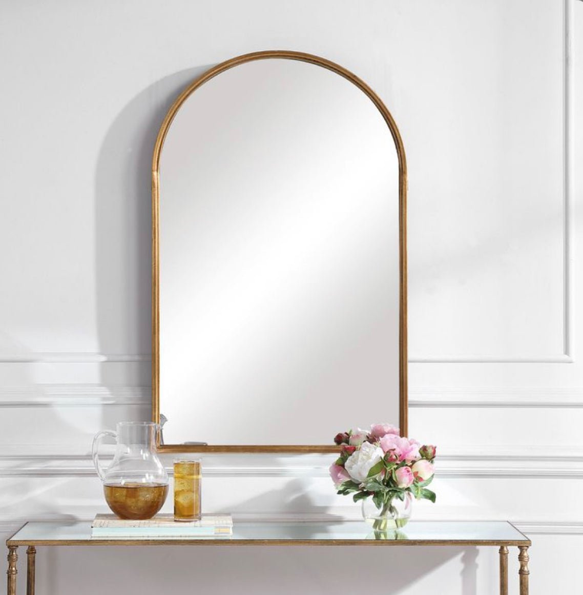 Mini arch wall mirror (GOLD) - SHAGHAF HOME