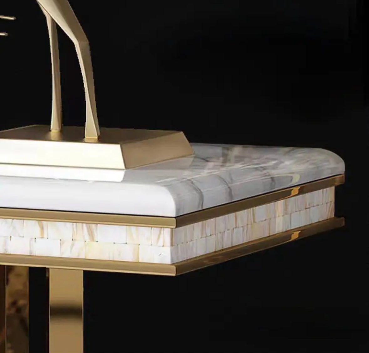 Minimalist Marble console table - SHAGHAF HOME