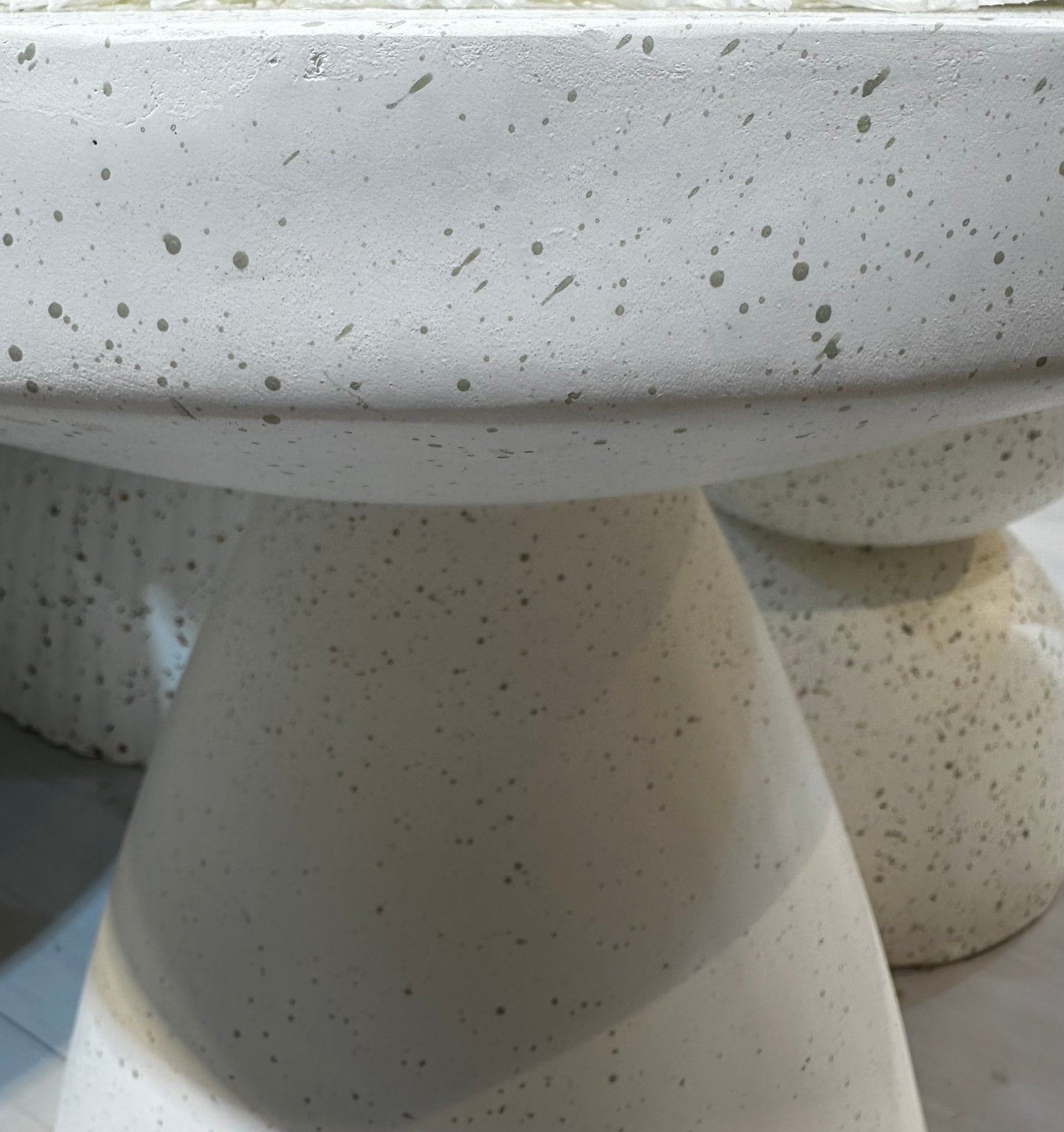 Minimalist white side table - SHAGHAF HOME