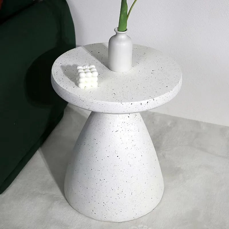 Minimalist white side table - SHAGHAF HOME