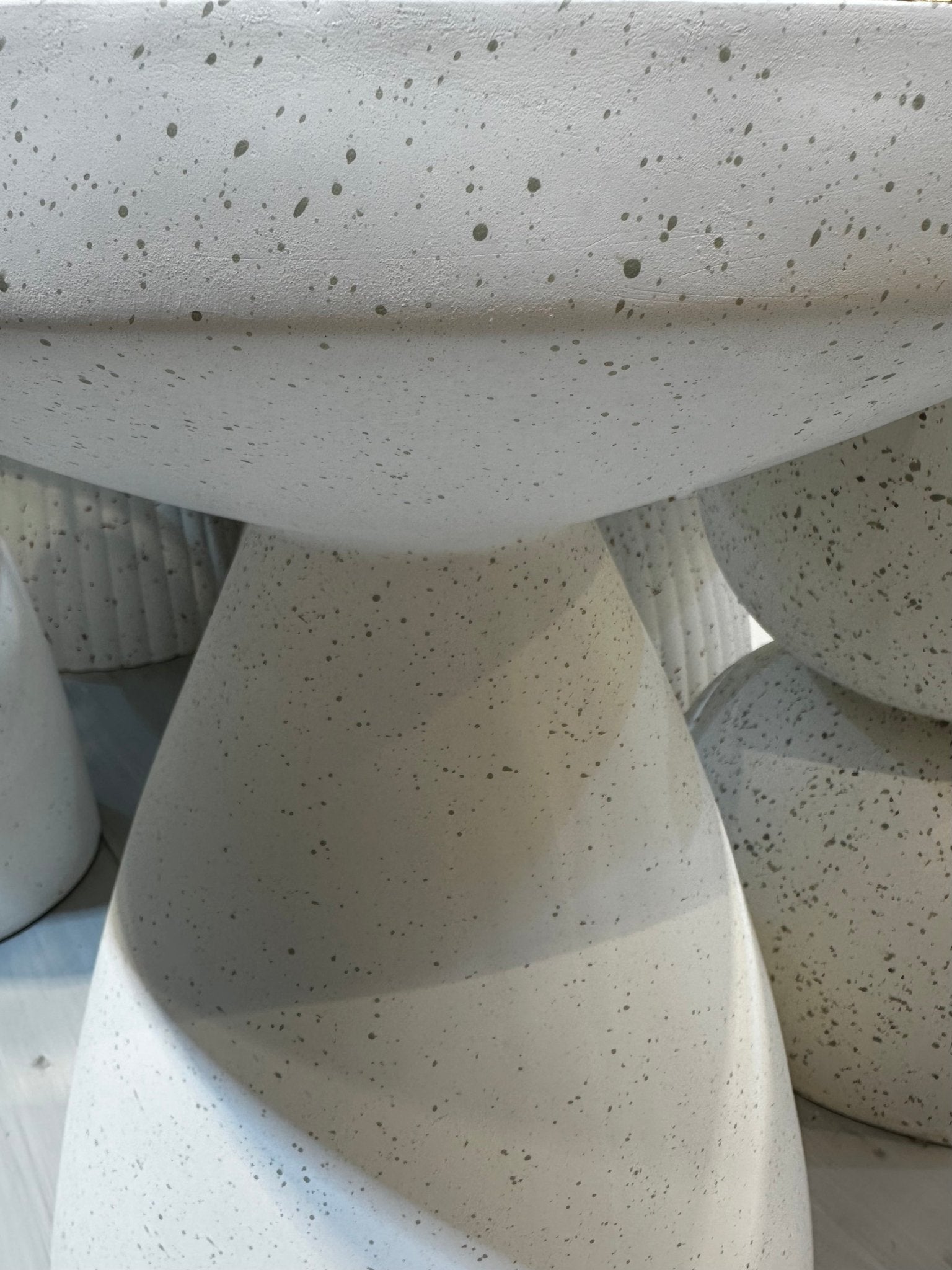Minimalist white side table - SHAGHAF HOME