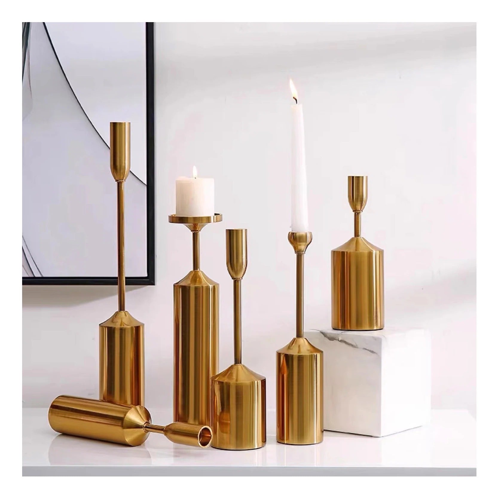 MONAJ Candles holder set - SHAGHAF HOME