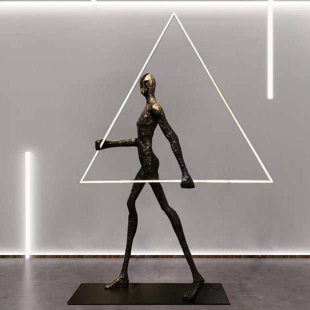 MOZ human statue floor lamp - SHAGHAF HOME