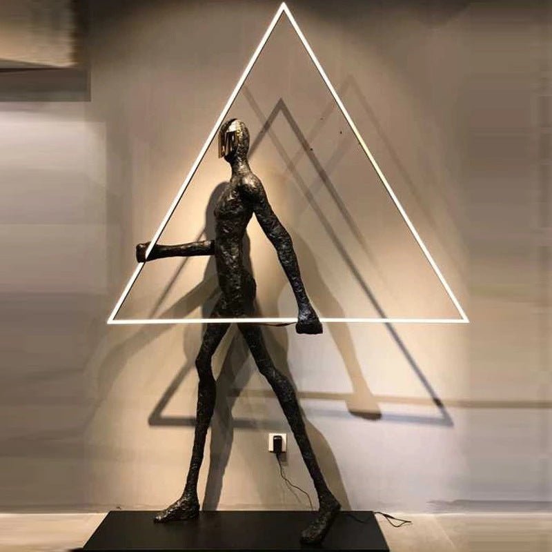 MOZ human statue floor lamp - SHAGHAF HOME