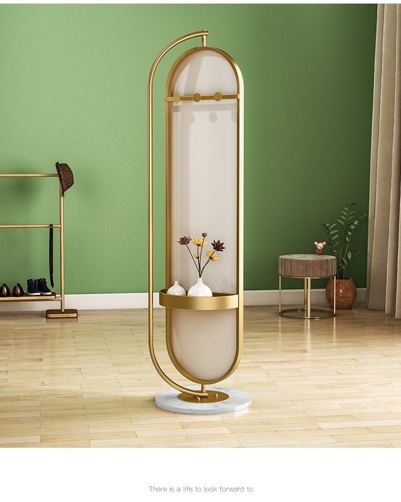 Oval floor hanger and rotatable Mirror - SHAGHAF HOME