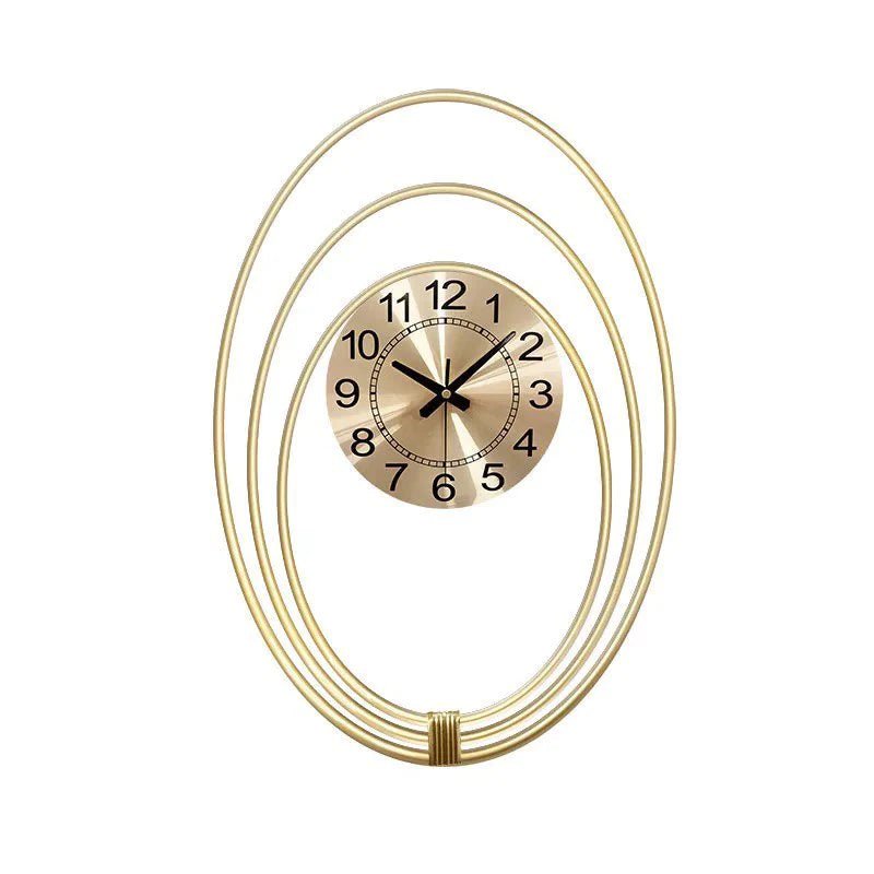 Oval wall clock - SHAGHAF HOME