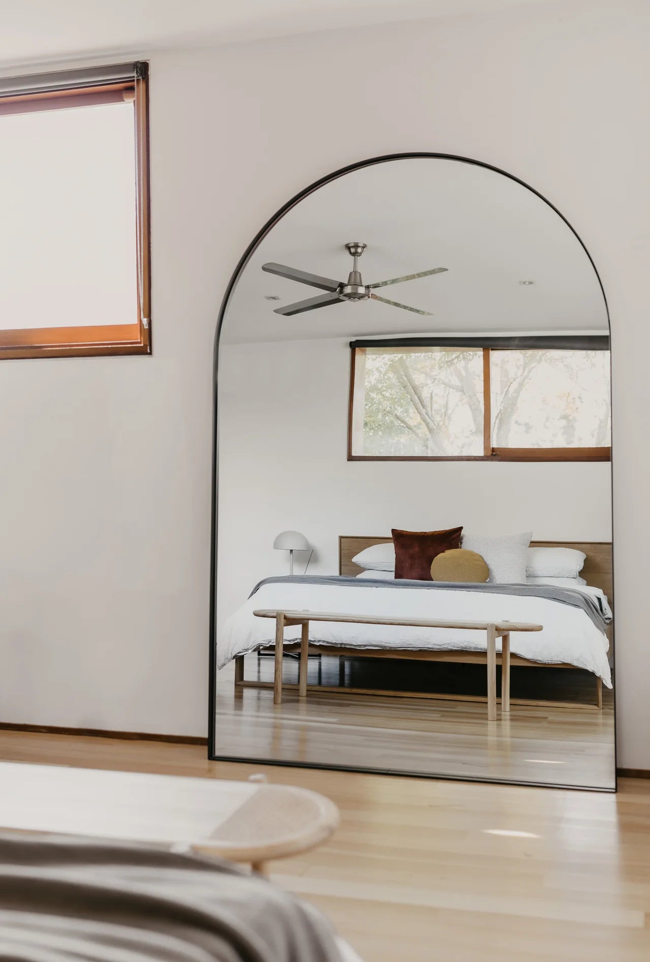 Over size aluminum Arch Mirror (3 sizes) - SHAGHAF HOME
