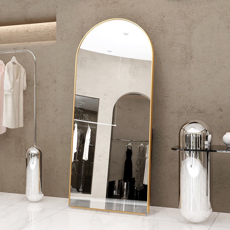 Oversize arch Mirror gold frame (2 sizes) - SHAGHAF HOME