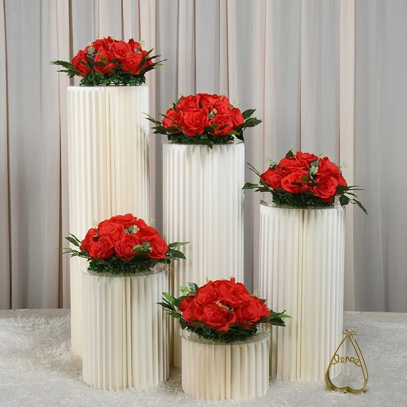 PVC acrylic top paper foldable stands set - SHAGHAF HOME