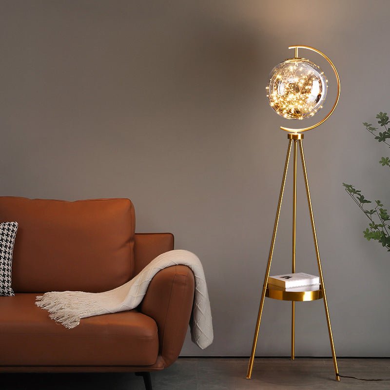 Reims luxury gold floor lamp - SHAGHAF HOME