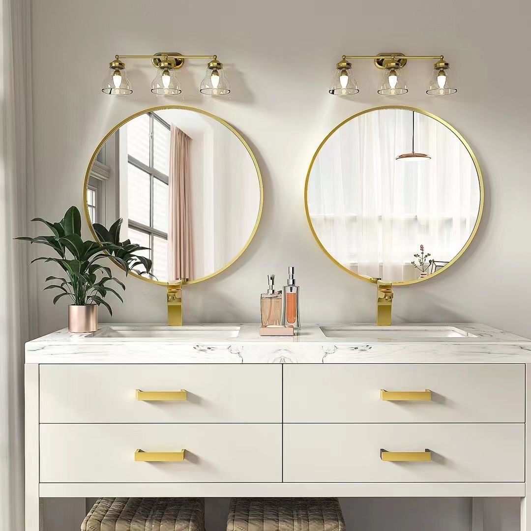 Round Aluminum Wall Mirror 80x80 CM - SHAGHAF HOME