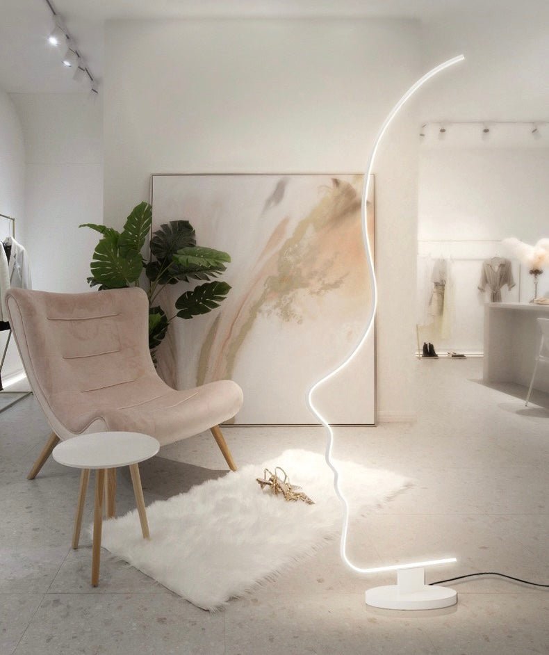 Side face floor lamp - SHAGHAF HOME
