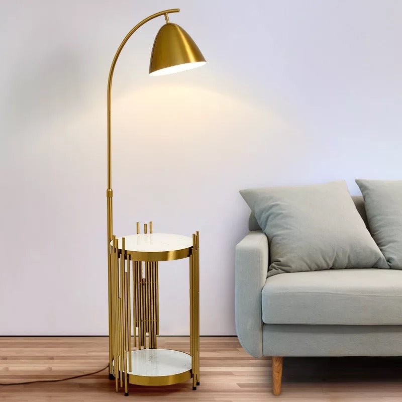 Side table floor lamp - SHAGHAF HOME