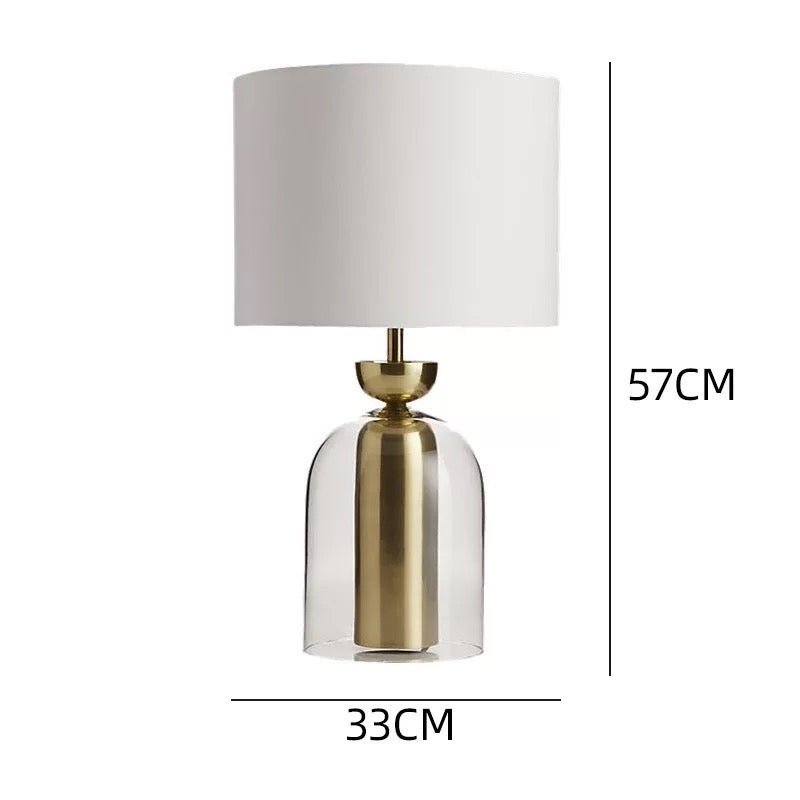 SOPHIA glass table lamp - SHAGHAF HOME