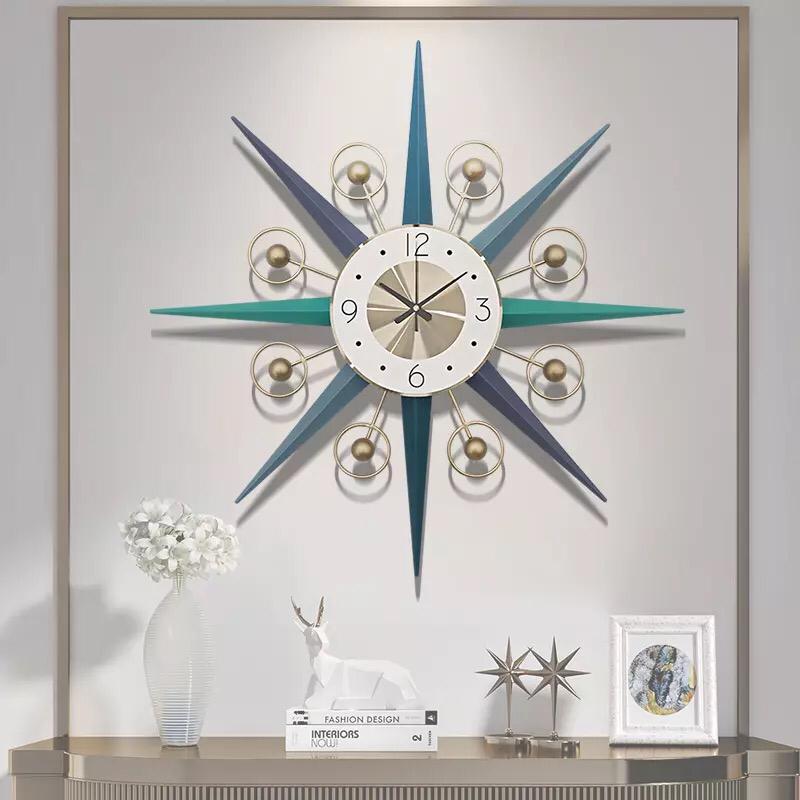 Star iron wall clock - SHAGHAF HOME