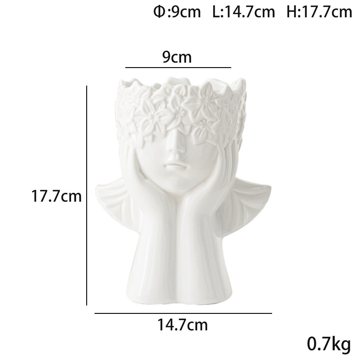 The Angel Vase - SHAGHAF HOME