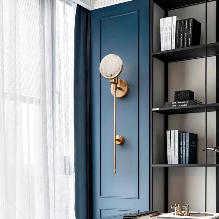 The pain gold table lamp - SHAGHAF HOME