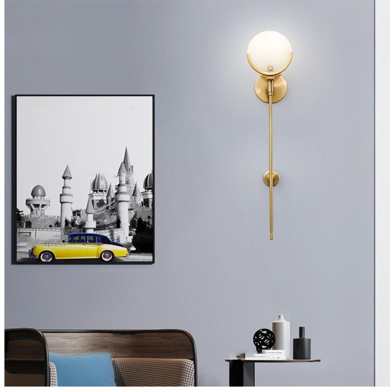 The pain gold table lamp - SHAGHAF HOME