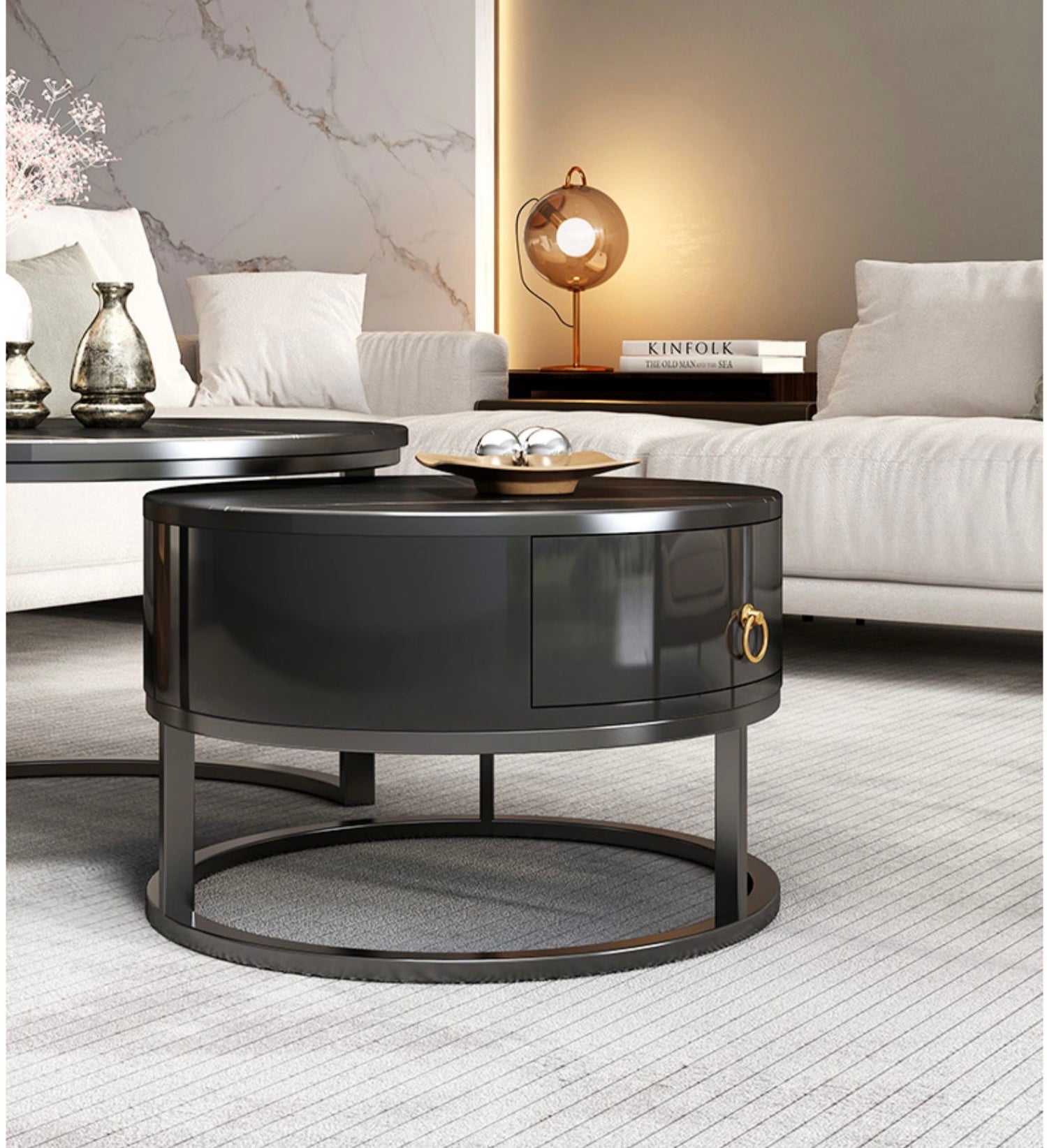 The Roi black coffee table - SHAGHAF HOME