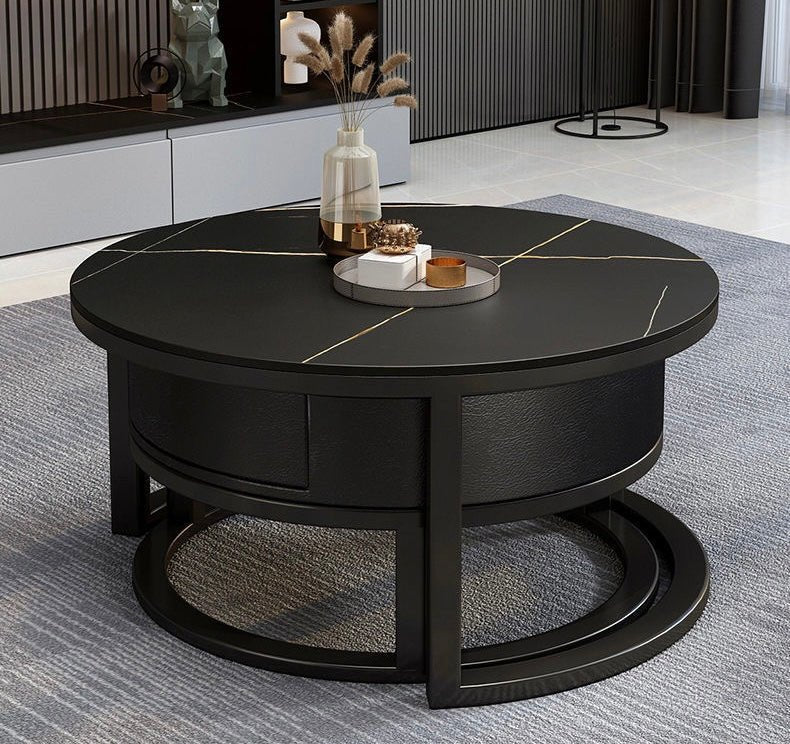 The Roi black coffee table - SHAGHAF HOME