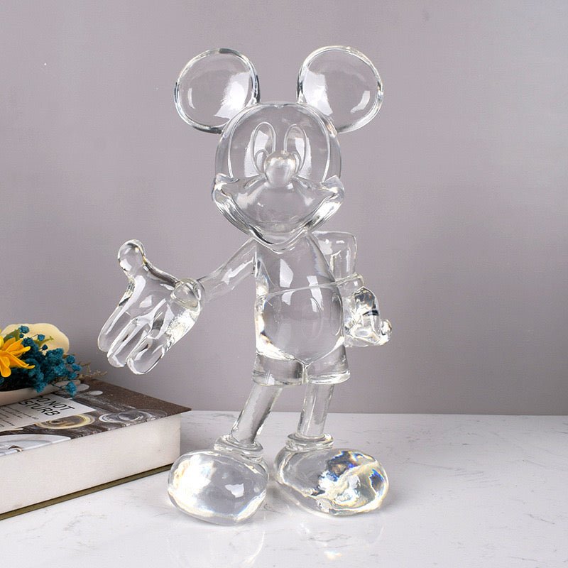 Transparent Mickey Mouse statue - SHAGHAF HOME