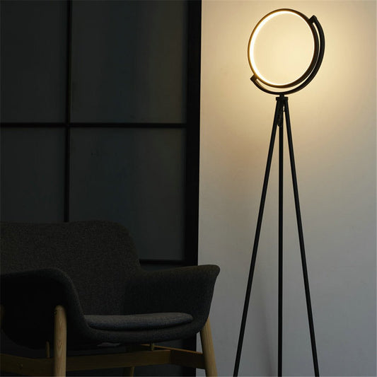 Tripod ring LED floor lamp - SHAGHAF HOME