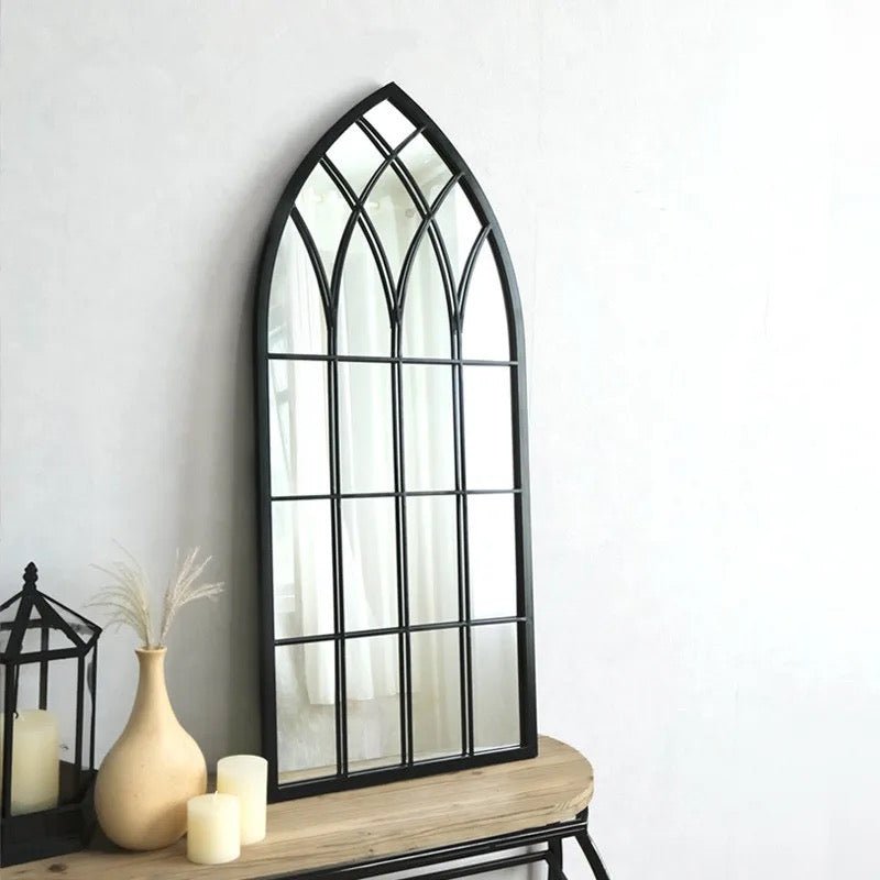 Unique window shape wall mirror - SHAGHAF HOME