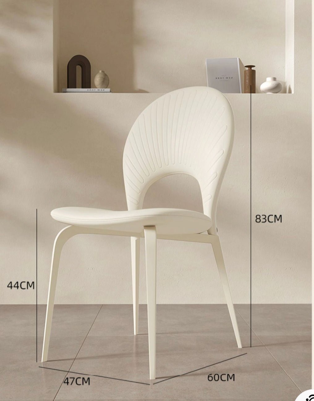 VALENTINA white dining table set (With 6 Chairs) - SHAGHAF HOME