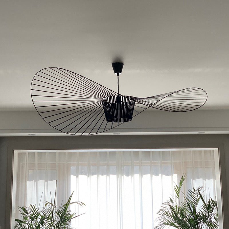 Vartue umbrella shape modern black ceiling light - SHAGHAF HOME