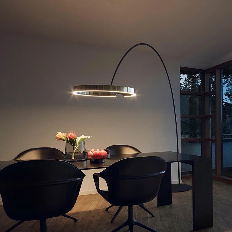 Vilano Large arch floor lamp - SHAGHAF HOME