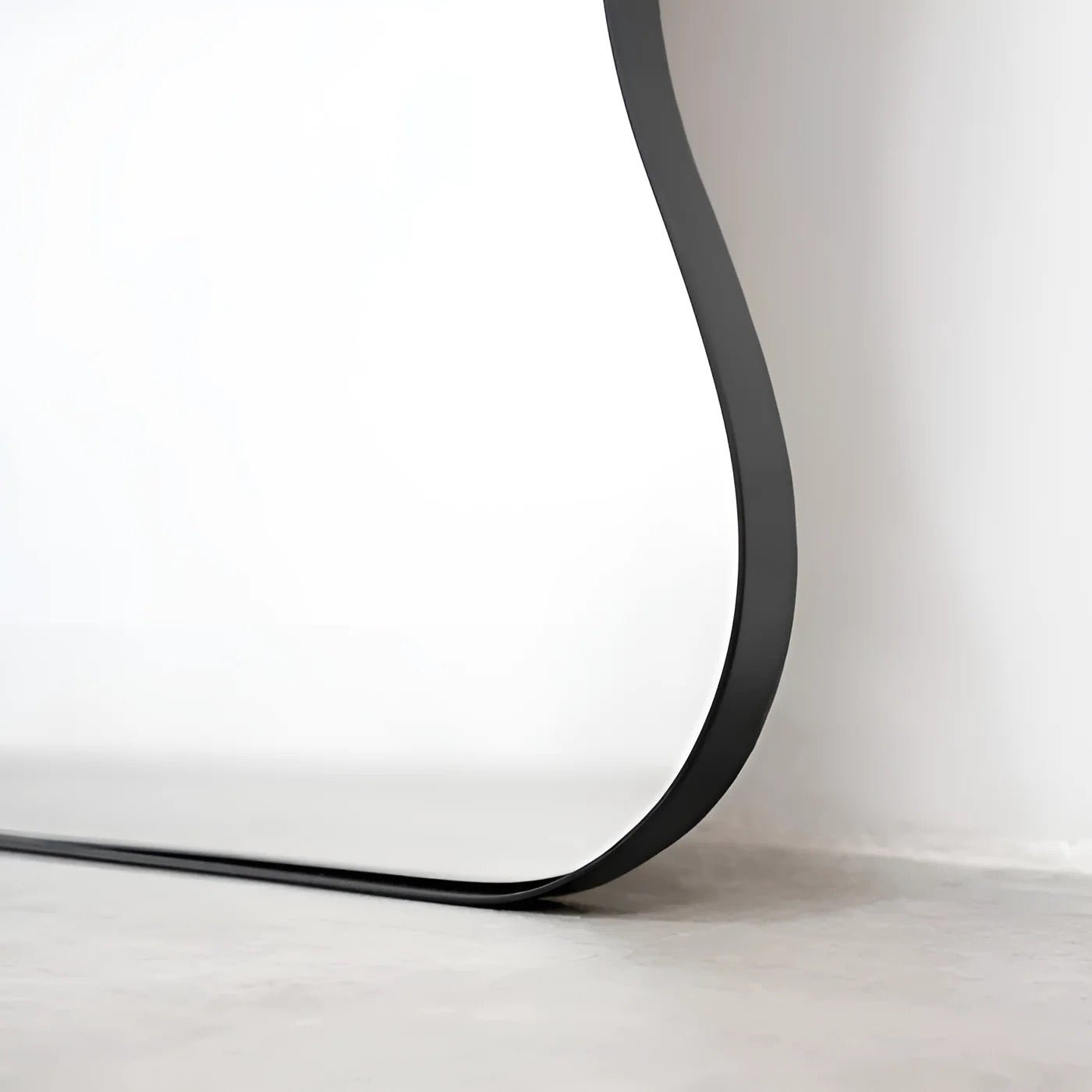 Wavy wiggly black frame full length Mirror - SHAGHAF HOME