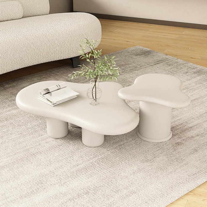Whimsy Cream Cloud-Shaped Coffee tables set | SHAGHAF HOME