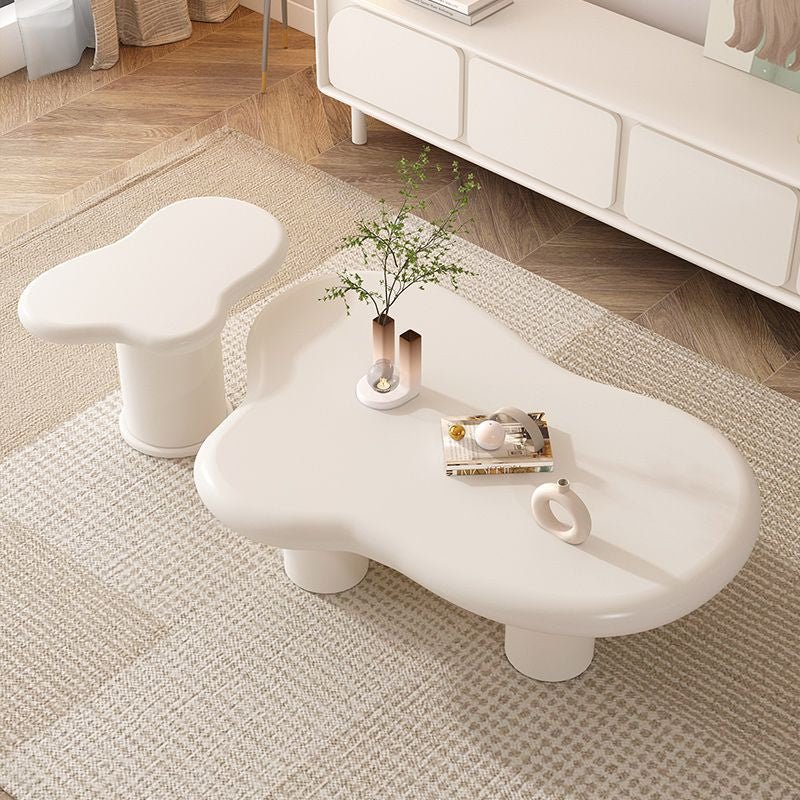 Whimsy Cream Cloud-Shaped Coffee tables set – SHAGHAF HOME