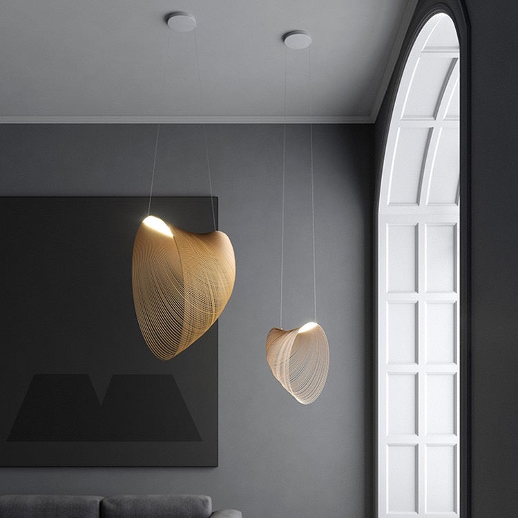 Wood rings modern design chandelier - SHAGHAF HOME