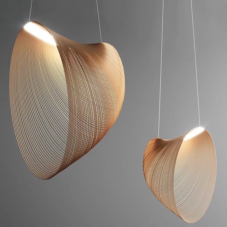 Wood rings modern design chandelier - SHAGHAF HOME