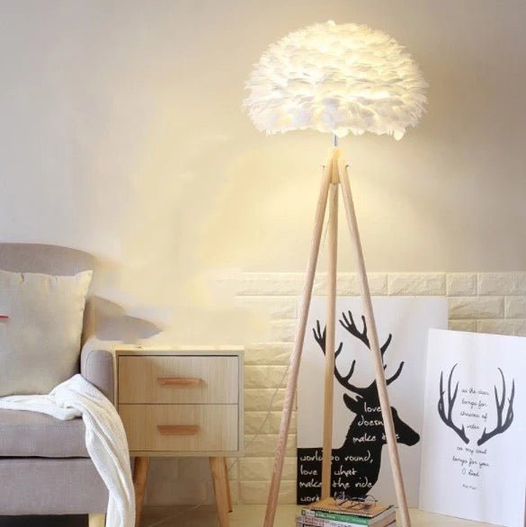 Woody Feath floor lamp - SHAGHAF HOME