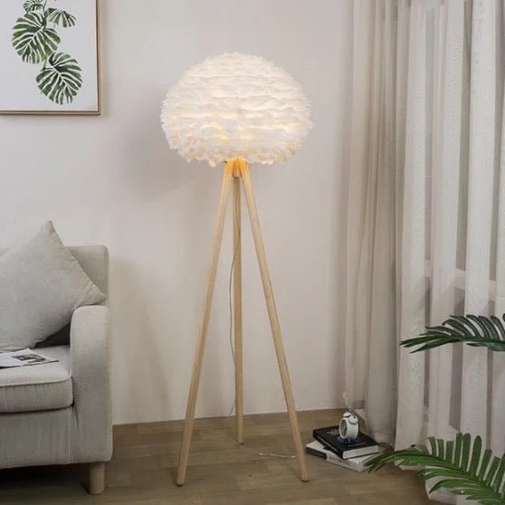 Woody Feath floor lamp - SHAGHAF HOME